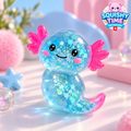 Glitter Axolotl Squishy