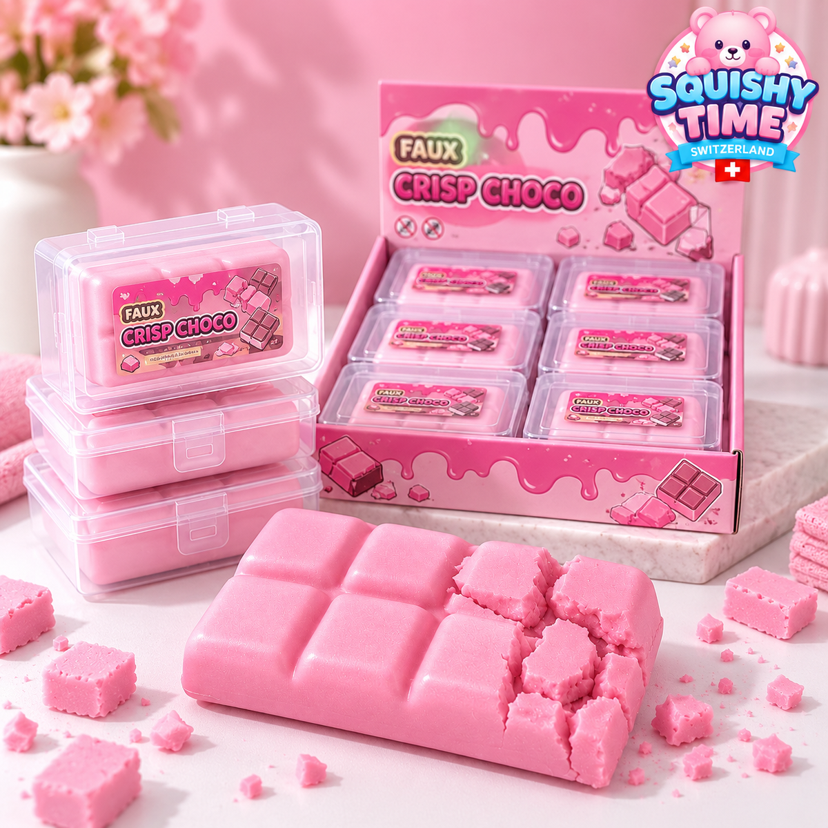 Crispy Choco Rosa und Weiss