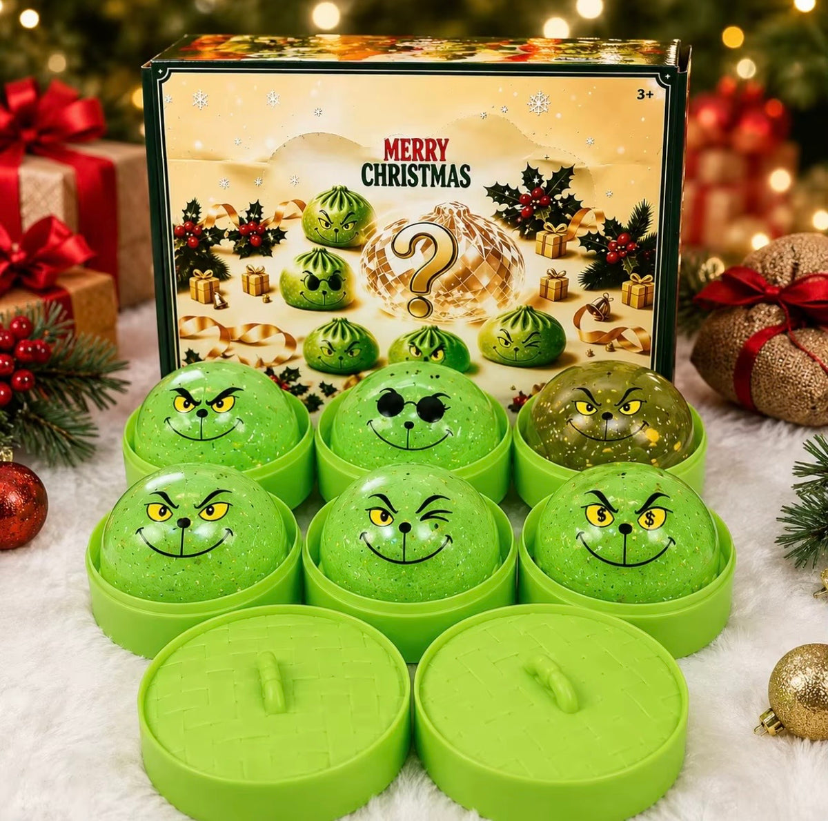 Grinch Dumpling  – Glow in the Dark