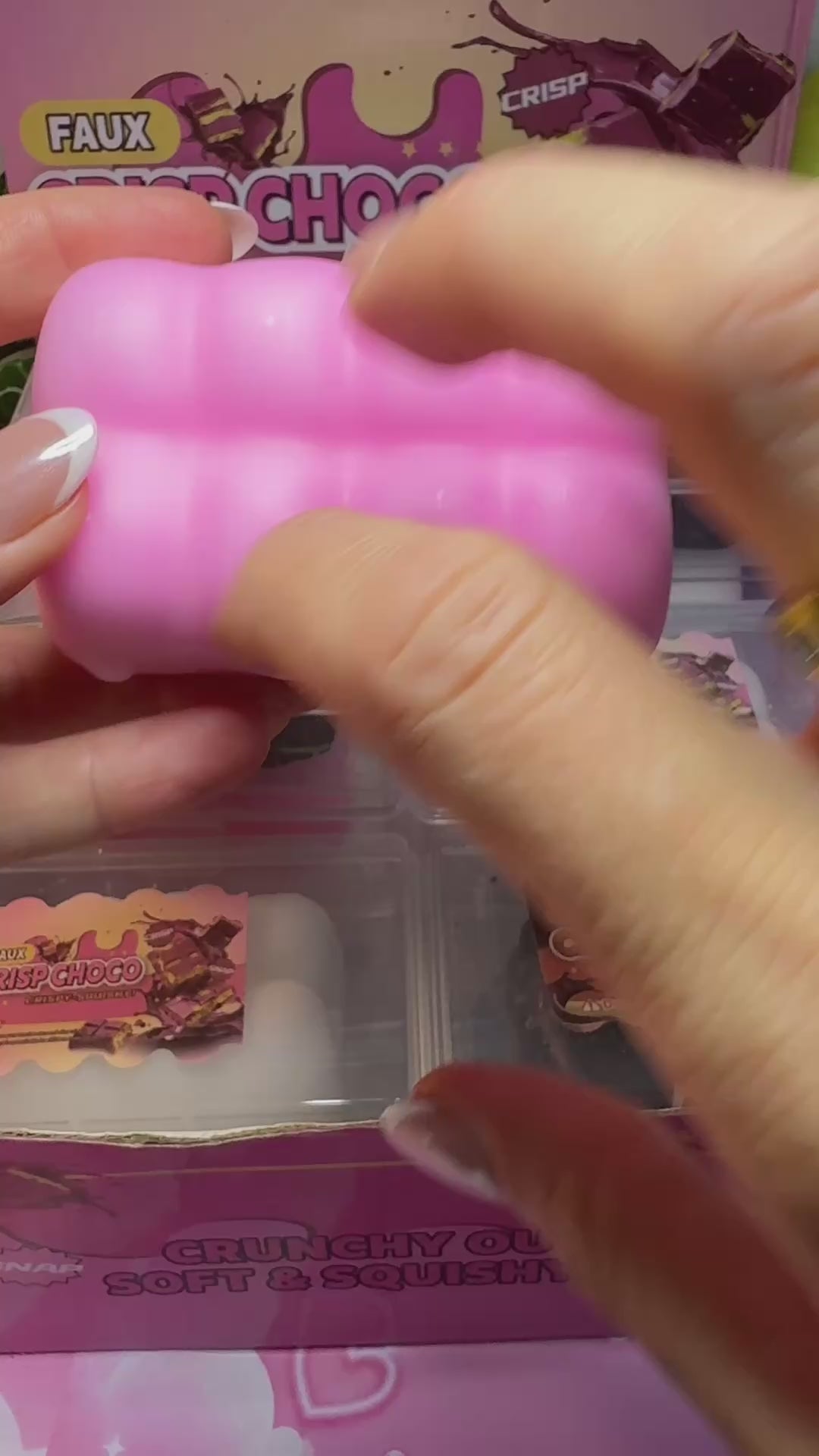 Crispy Choco Rosa und Weiss